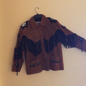 Vintage Firebird high end suede jacket
